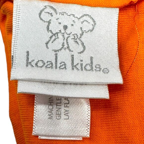 Koala Kids Orange Pumpkin Halloween Knit Beanie Baby Toddler Kid Hat 3-6 Months - Picture 3 of 4
